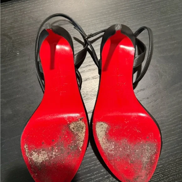 Christian Louboutin 100M Loubi Queen Sandal Nappa Leather - Picture 13 of 16